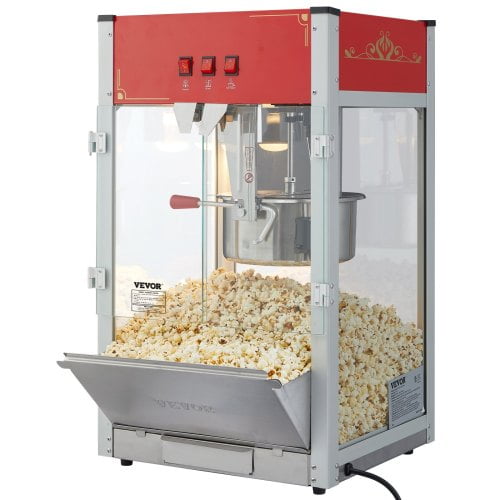 VEVOR Popcorn Popper Machine 12 Oz Countertop Popcorn Maker 1440W 80 C