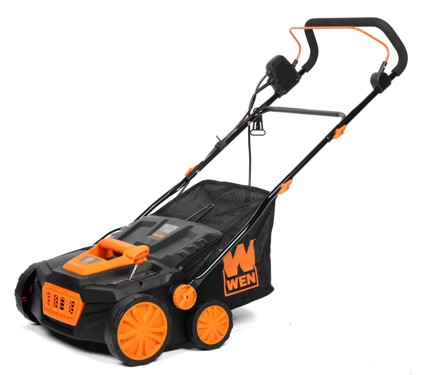 WEN 15-Inch 13-Amp 2-in-1 Electric Dethatcher and Scarifier with Collection Bag