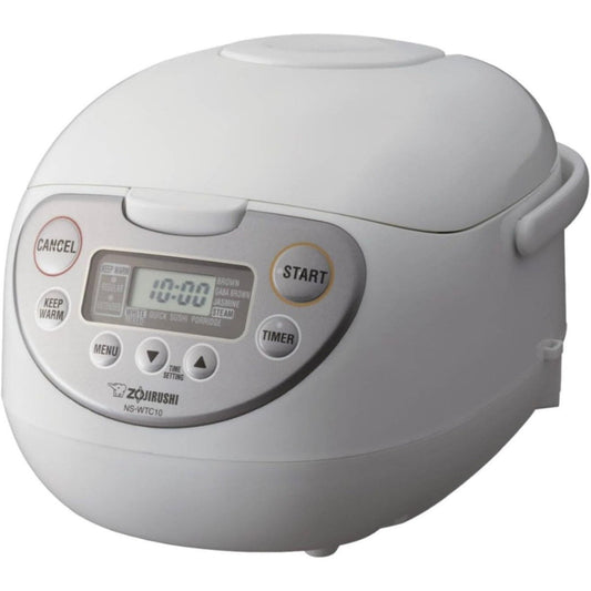 Zojirushi Micom 5.5-Cup Electric Rice Cooker, White - Fuzzy Logic Technology