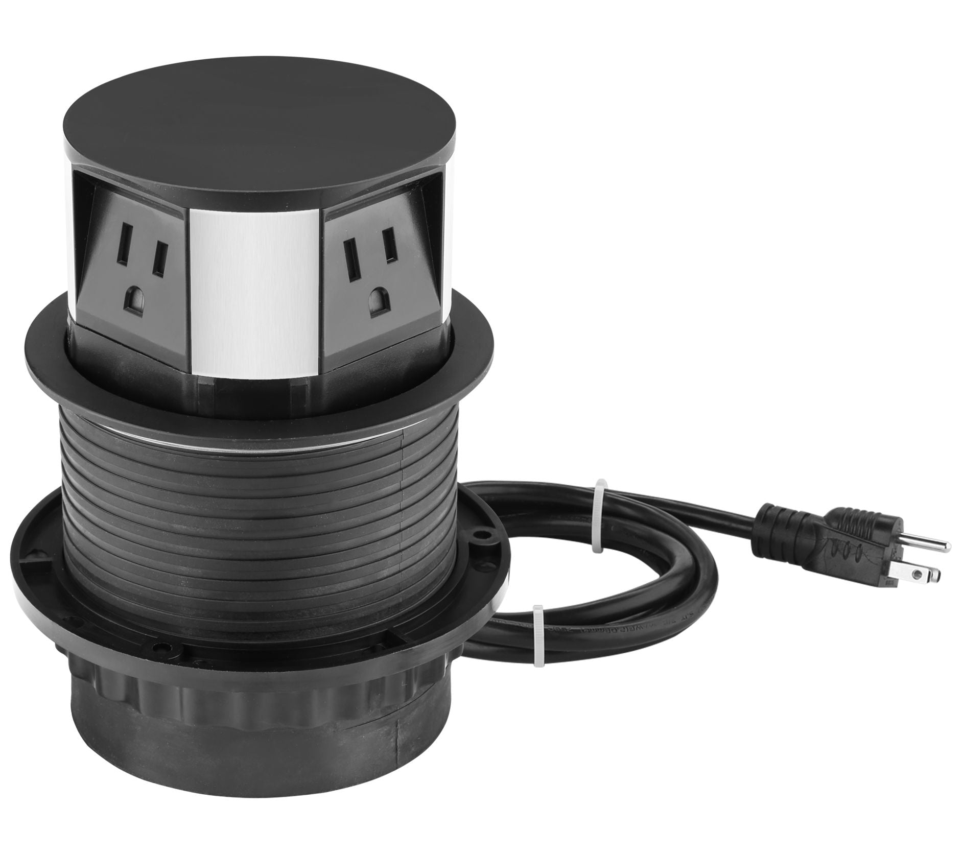 Link2Home Space Saver Pop Up Outlet W/InductionCharger USB