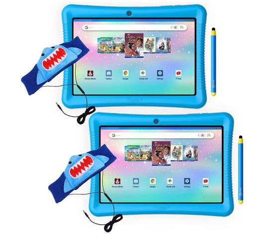 Contixo K102 10" Kids Tablets & Headphone Combos, Set of 2