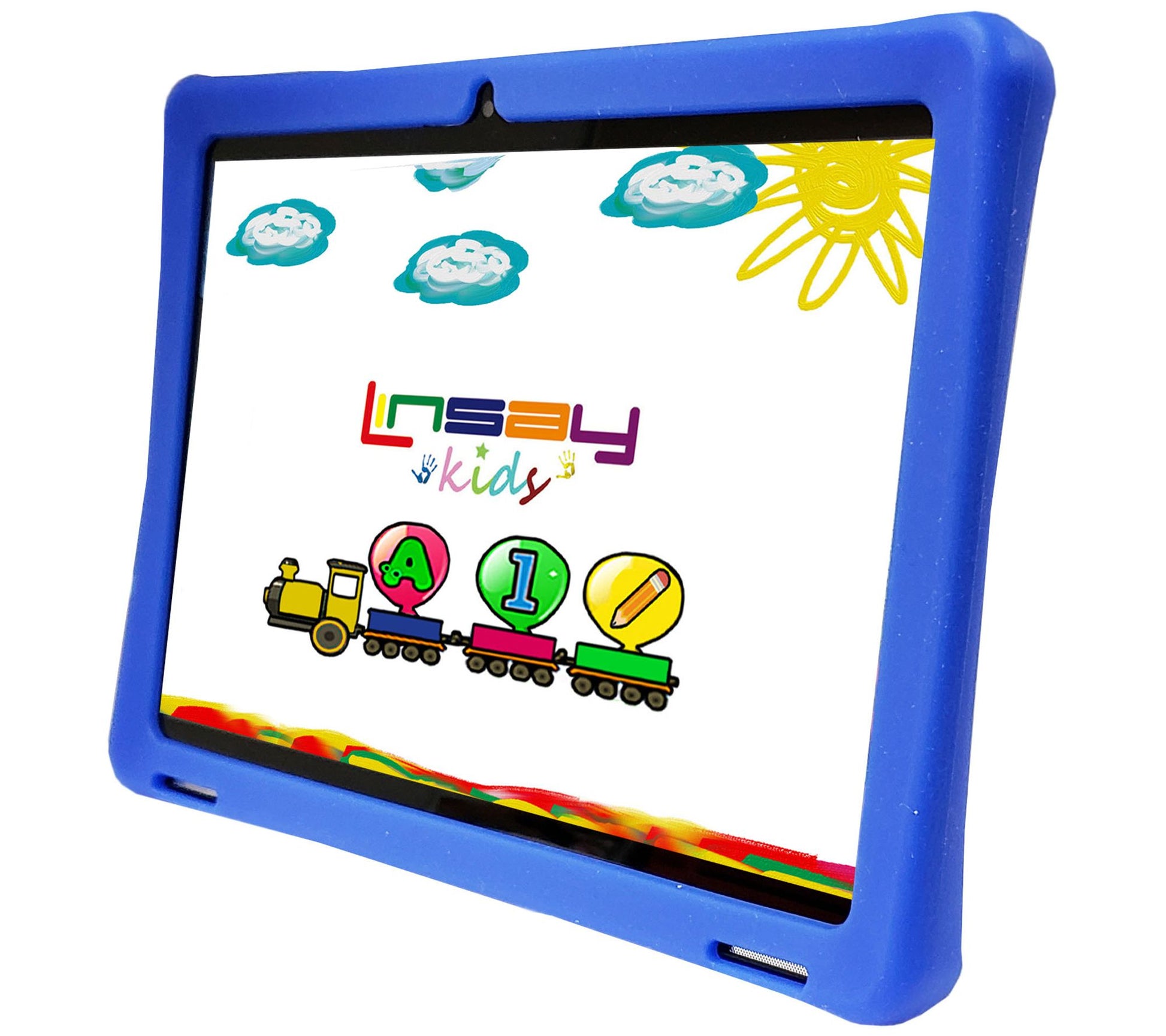 LINSAY Tab Octa Core Kids 128GB w/ LED Back Pack