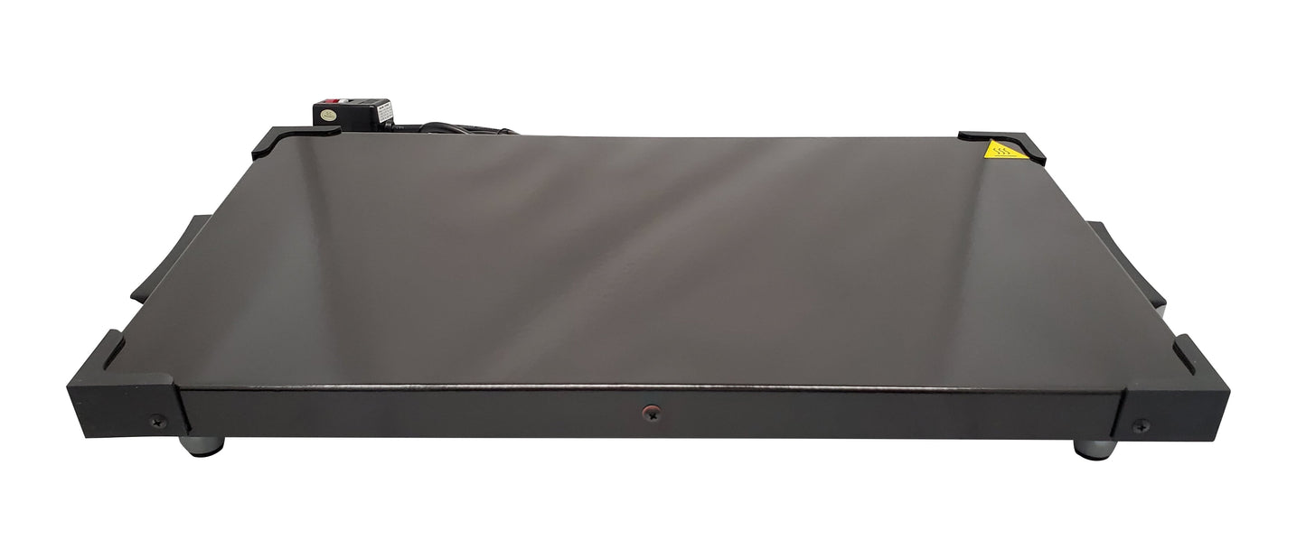 Black X-Large Shabbat Hot Plate Double Enamel Panel Electric Saver 28" X 17.5