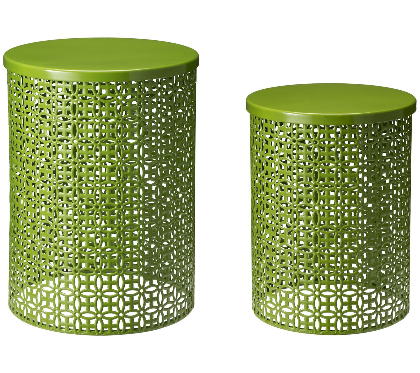 Glitzhome Graduated Plant Stand or Accent Tableor Stool S/2