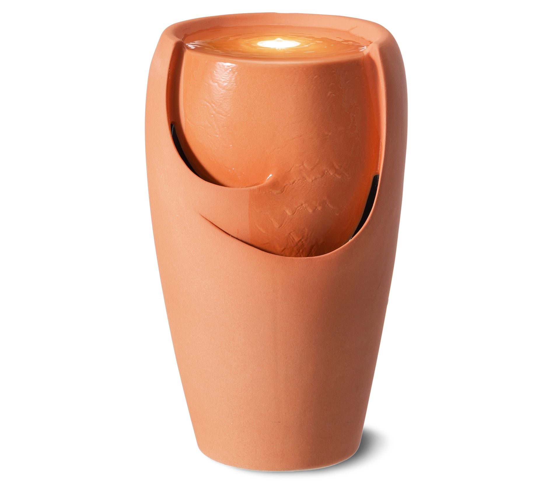 Glitzhome Calming Colors LED Lighted Fountain M edium