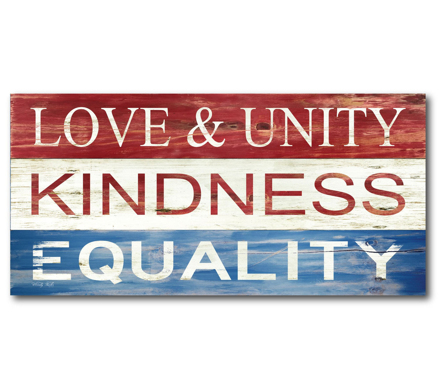 Courtside Market Love and Unity 24" x 48" Canvas