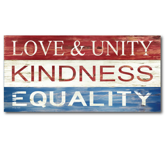 Courtside Market Love and Unity 24" x 48" Canvas