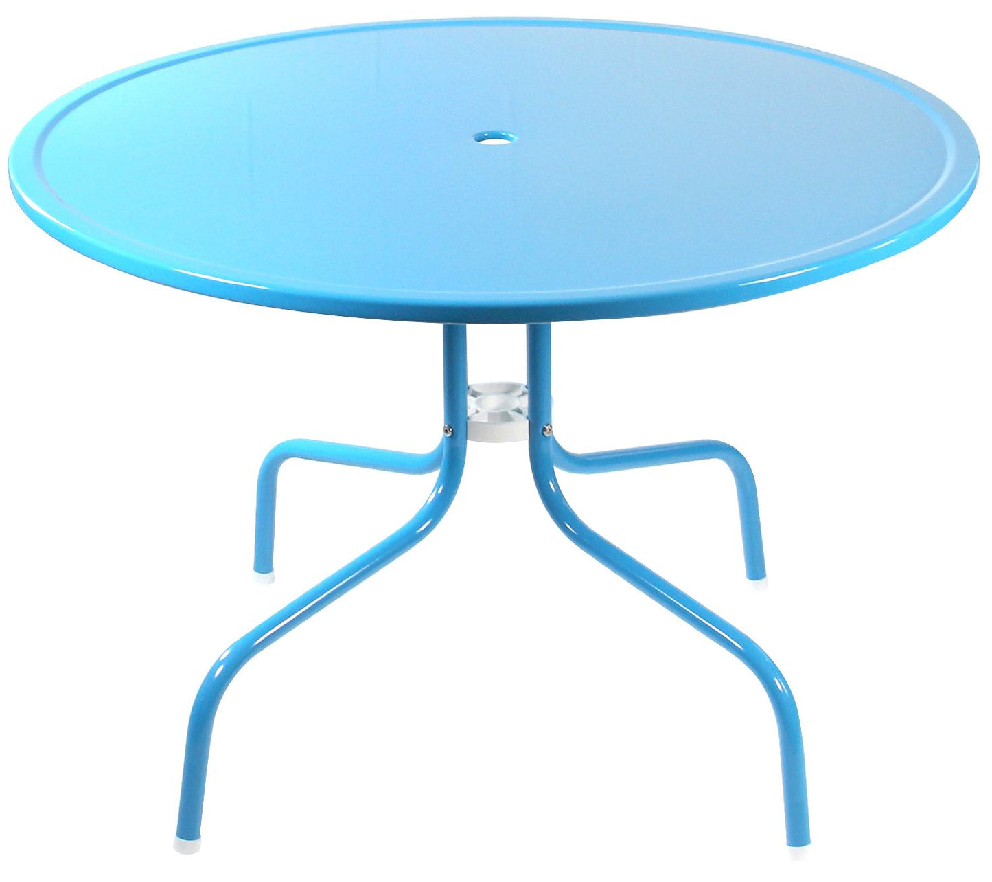 Northlight 39.25" Retro Metal Tulip Dining Tabl e