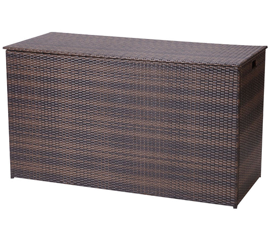 Teamson Home Wicker 154-Gallon Patio Storage Chest