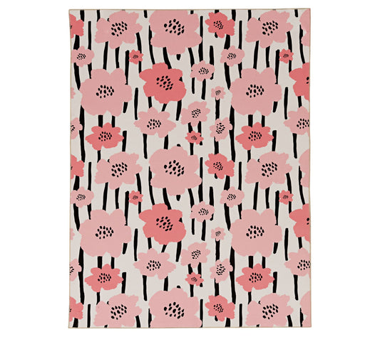 Linon Home Brisa 5'x7' Washable Non- Slip Floral Printed Rug