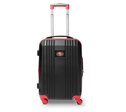 Denco NFL 21 Inch Carry-On Hardcase 2-Tone Spinner Red