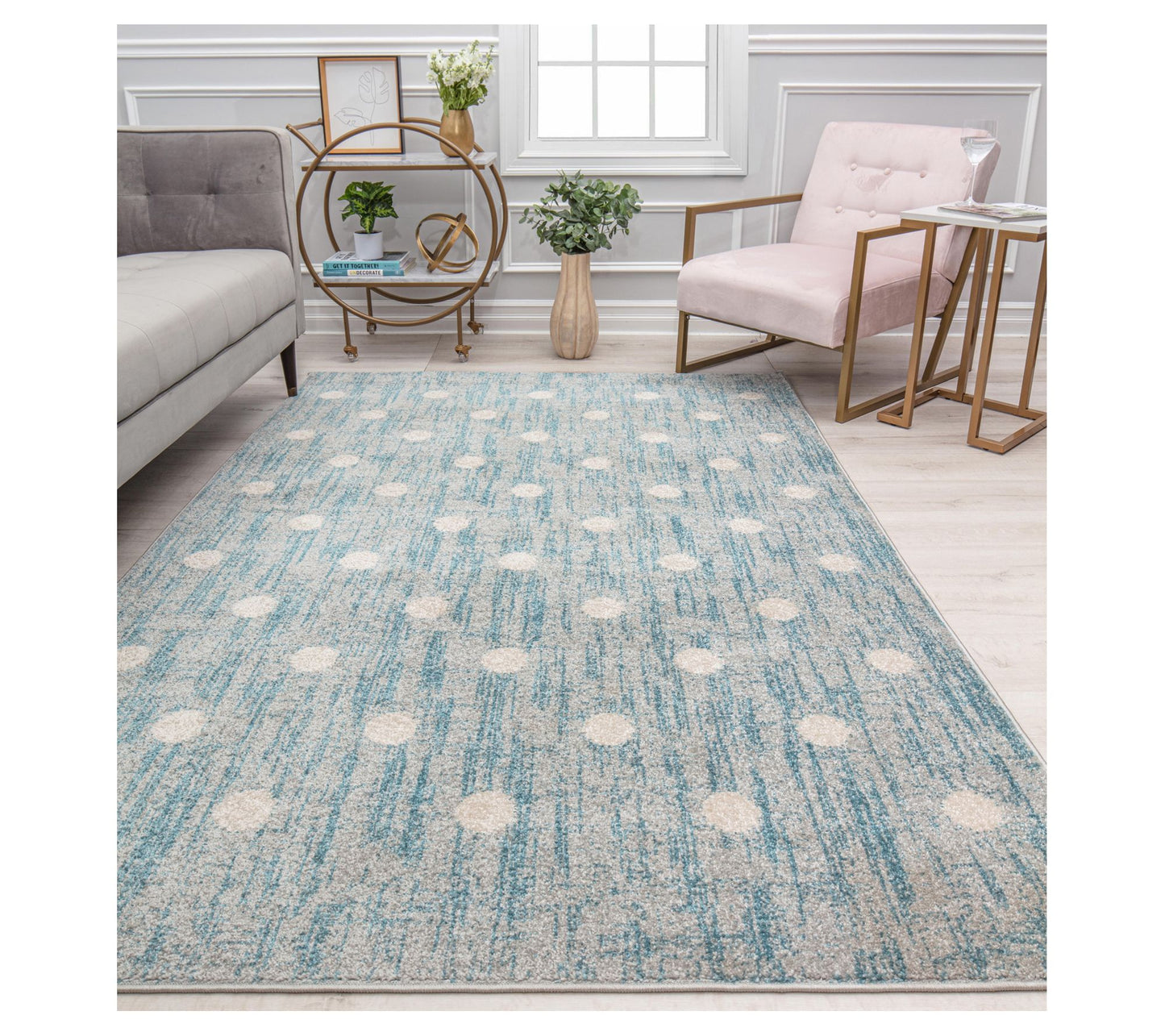 Isaac Mizrahi Jaxon Delightfully Dotty 8' x 10'Area Rug