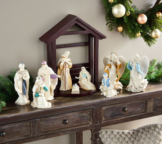 Lenox 10-Piece 24K First Blessings Nativity Set