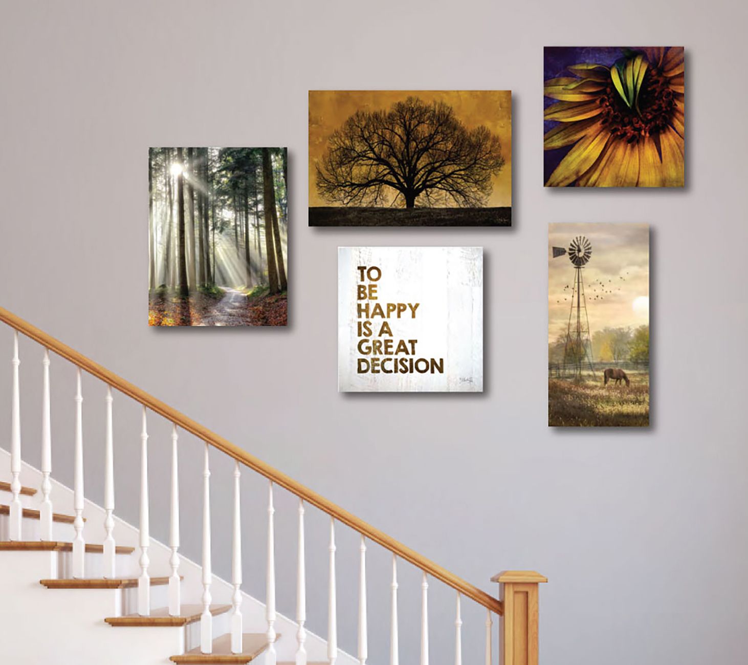 Courtside Market Destinations 5-Piece Canvas Set