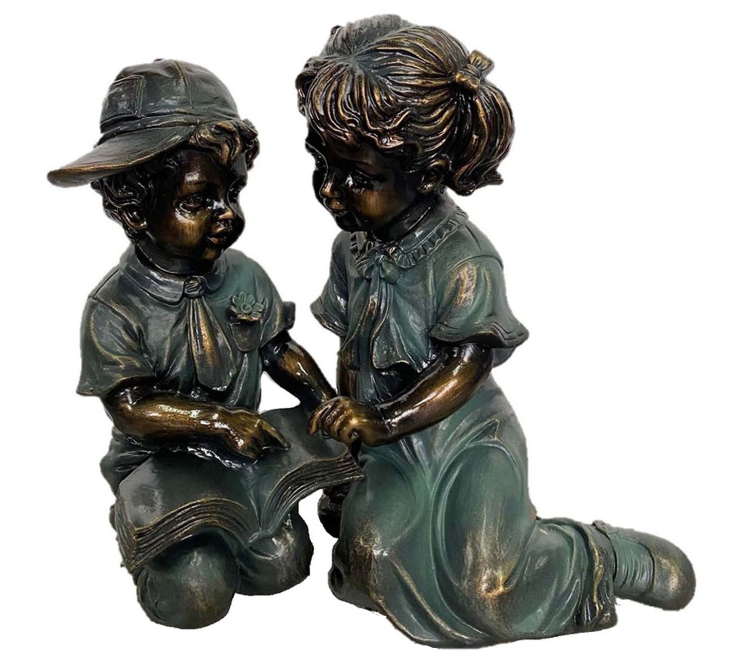 SWI Garden 12" Boy and Girl Reading