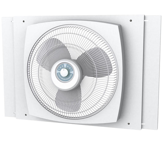 Lasko 16" Electrically Reversible Window Fan with Storm Guard