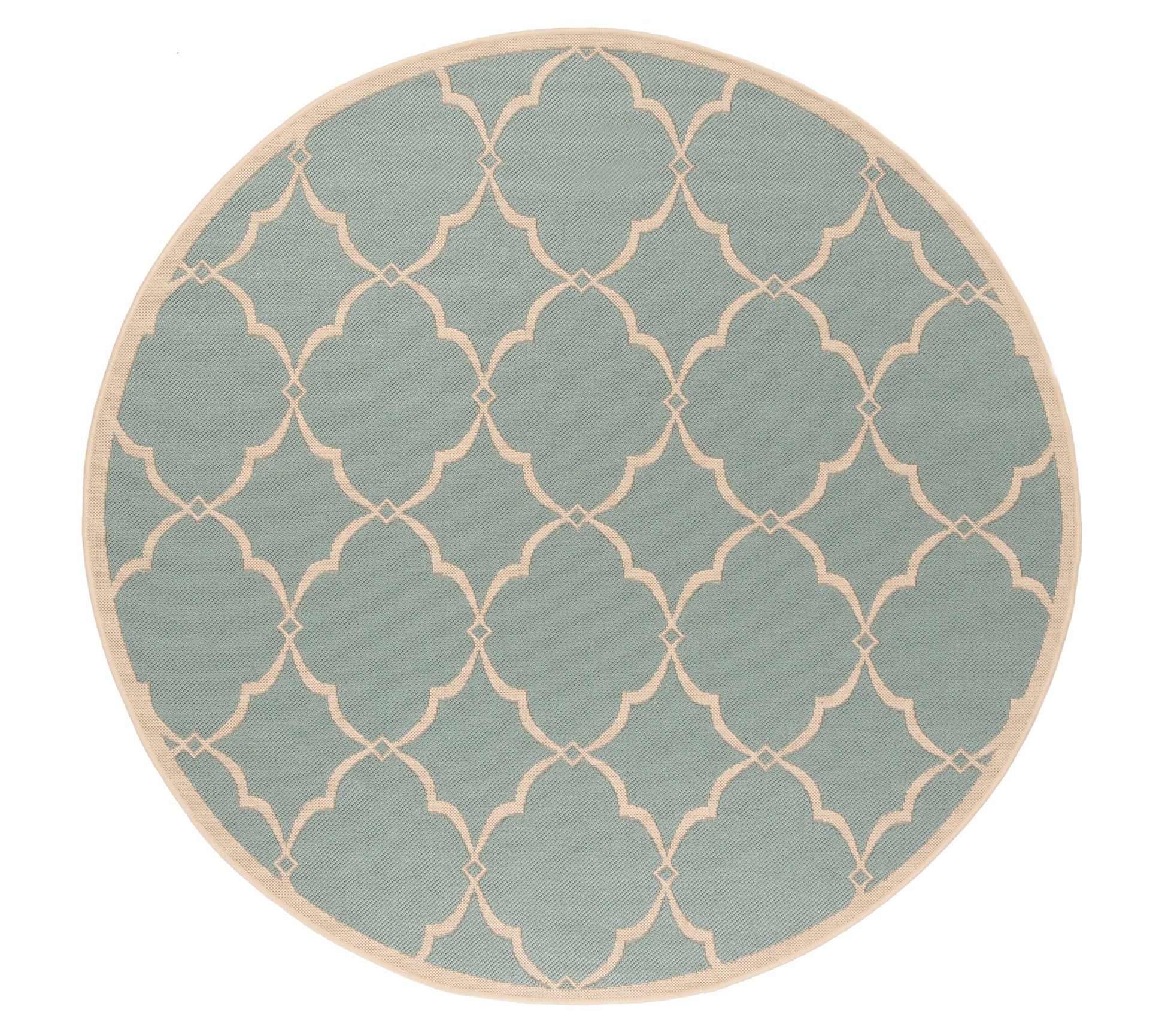 Beach House 125 Col. 6'7" x 6'7" Outdoor Rug by Valerie
