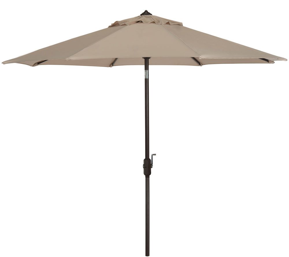 Safavieh Ortega 9' Tilt and Crank Umbrella