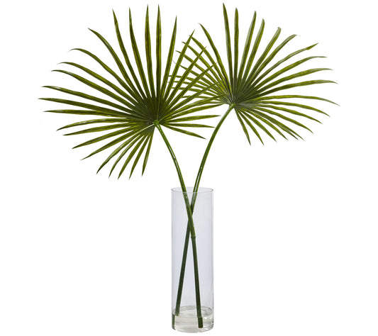 Fan Palm Arrangement by Nearly Natural