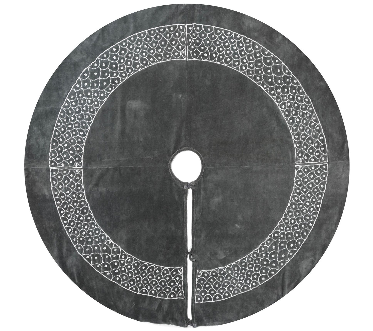 60" Blue Pearl Collection Tree Skirt by Vickerman