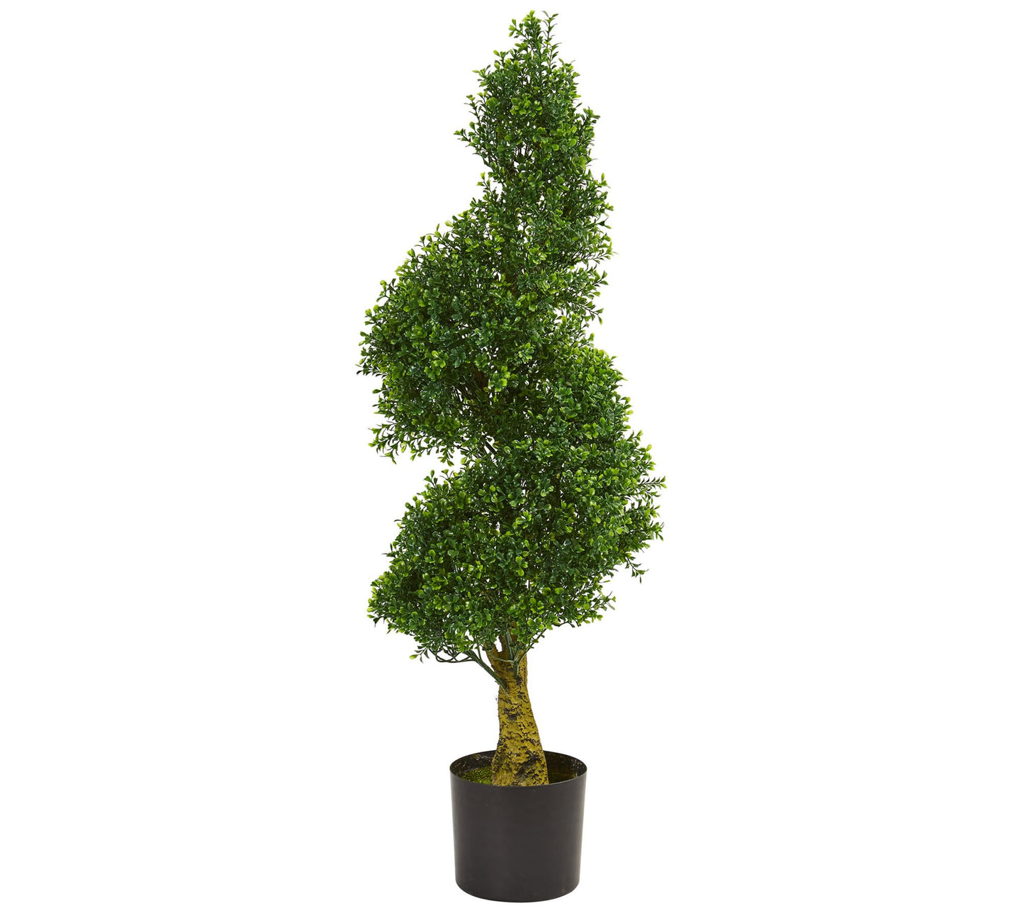 4' Spiral Boxwood Artificial Tree by Nearly Natural