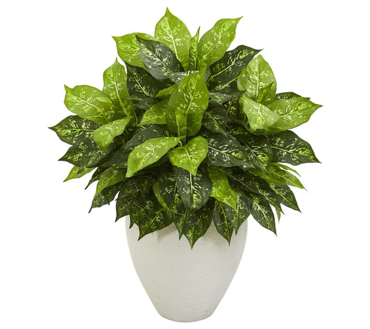 Dieffenbachia Artificial Plant in Planter by Nearly Natural