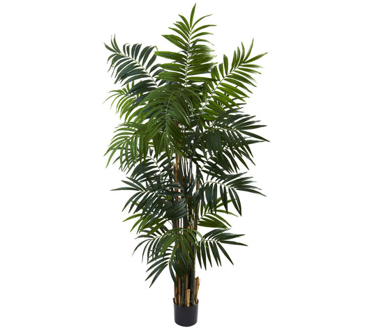 6' Bulb Areca Palm Tree by Nearly Natural