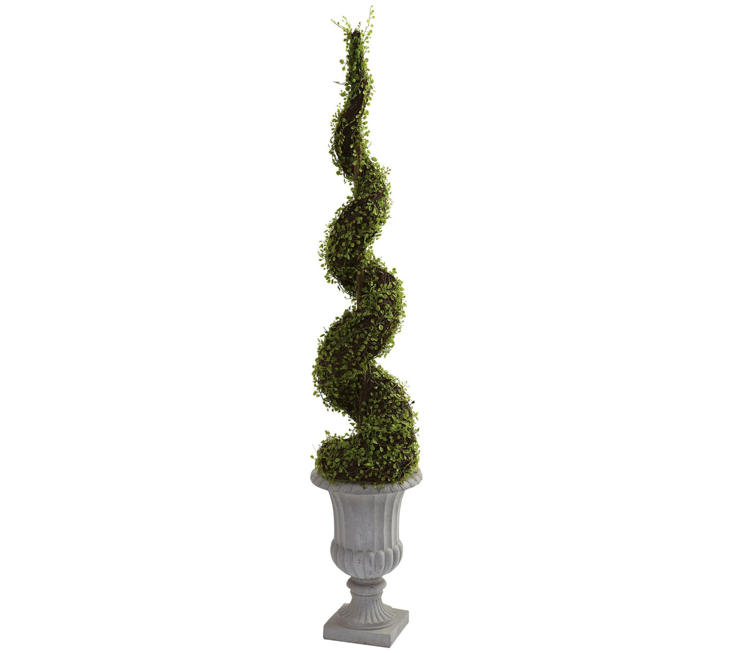 5' Mohlenbechia Tree with Decorative Urn by Nearly Natural