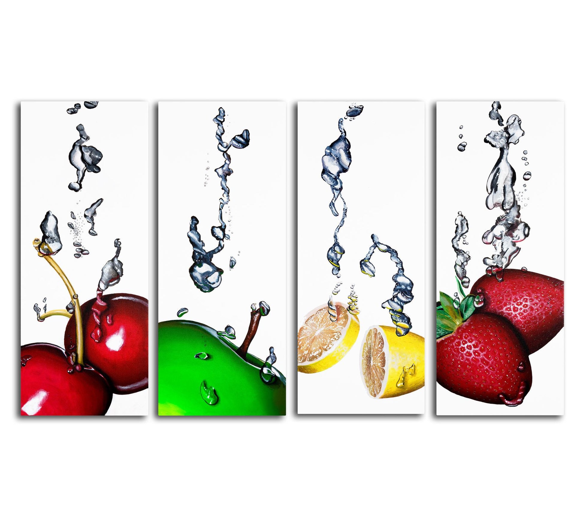 Lavish Home Roderick Stevens Splash II 4-PieceCanvas Set