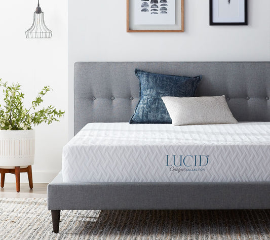 LUCID Comfort Collection 10" Medium Mattress, T win XL