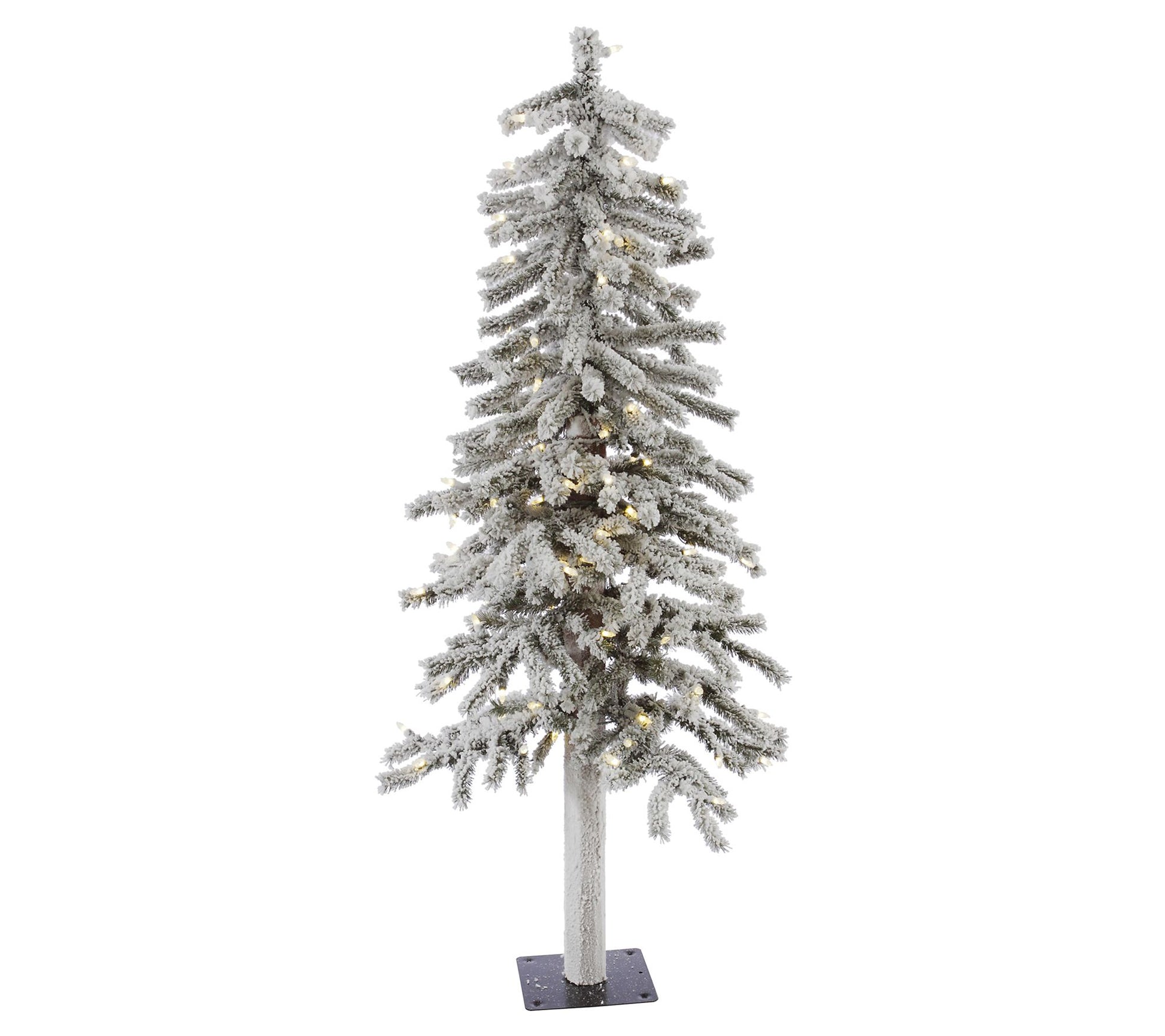 4' Flocked Alpine Tree by Vickerman