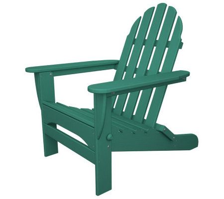 POLYWOOD Classic Folding Adirondack Chair