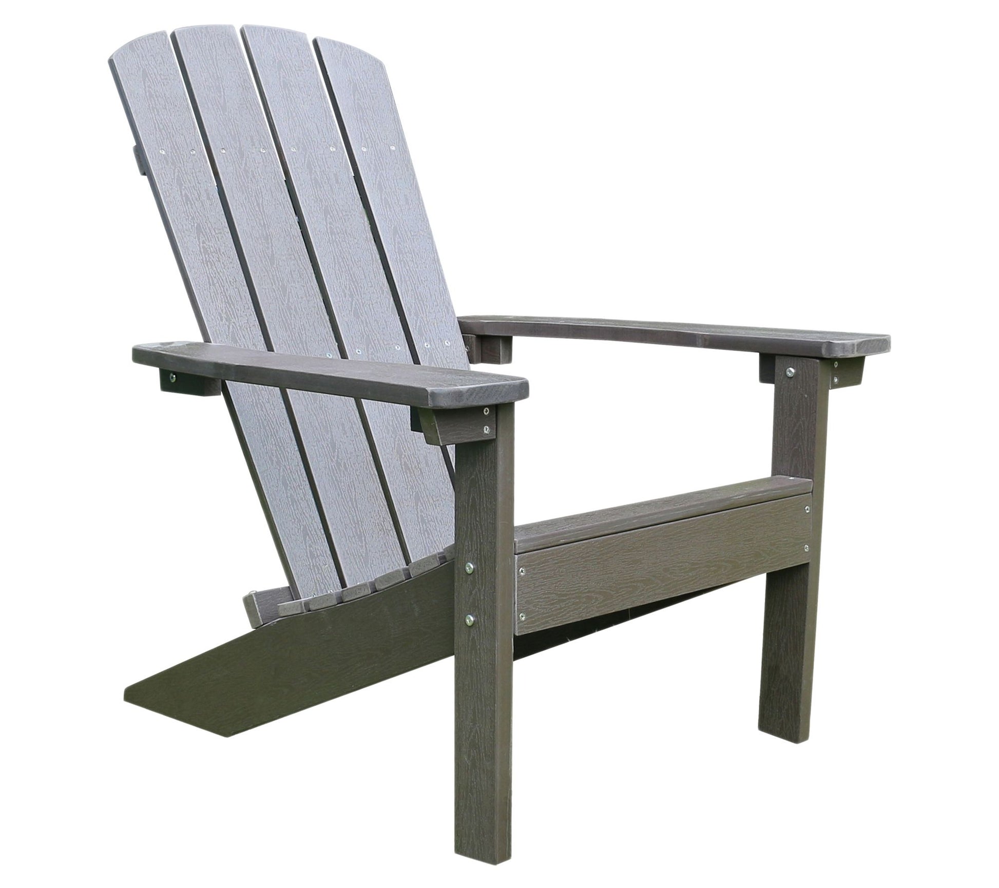 Northbeam Lakeside Faux Wood Adirondack Chair -Espresso