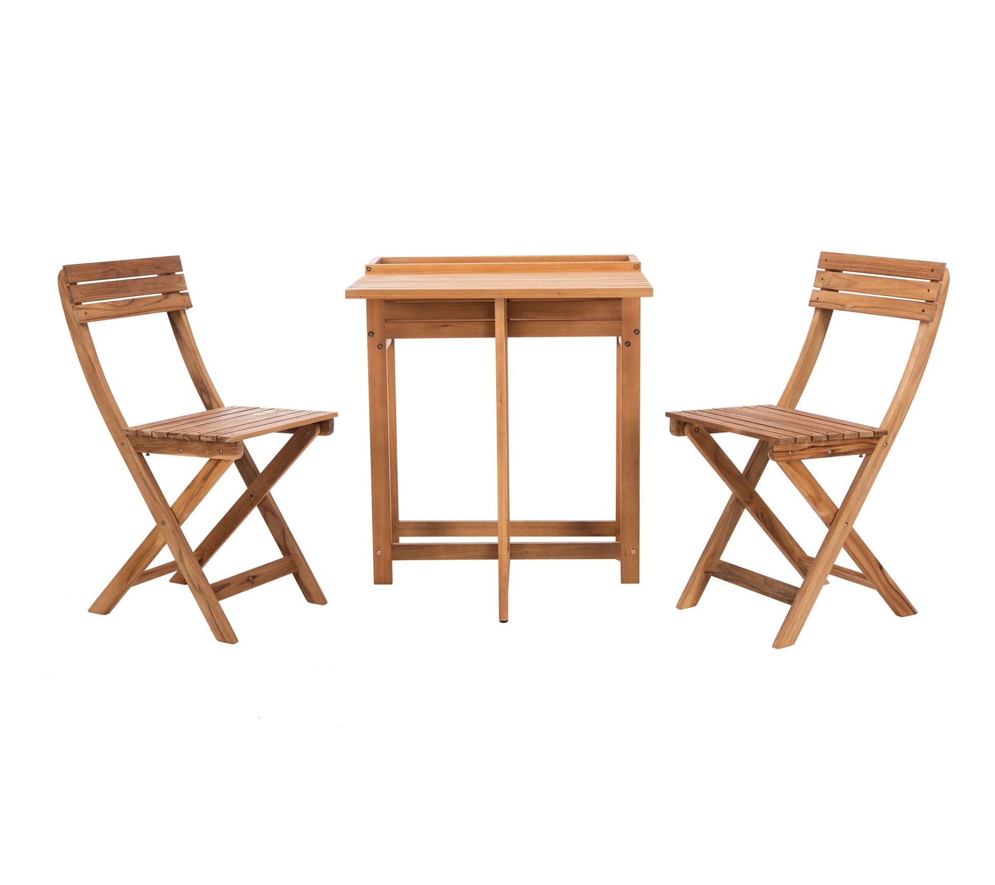 Walten Flower Shelf 3-Piece Bistro Set by Safavieh