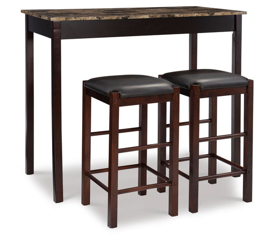 Linon Home York Three Piece Tavern Kitchen Dinette Set