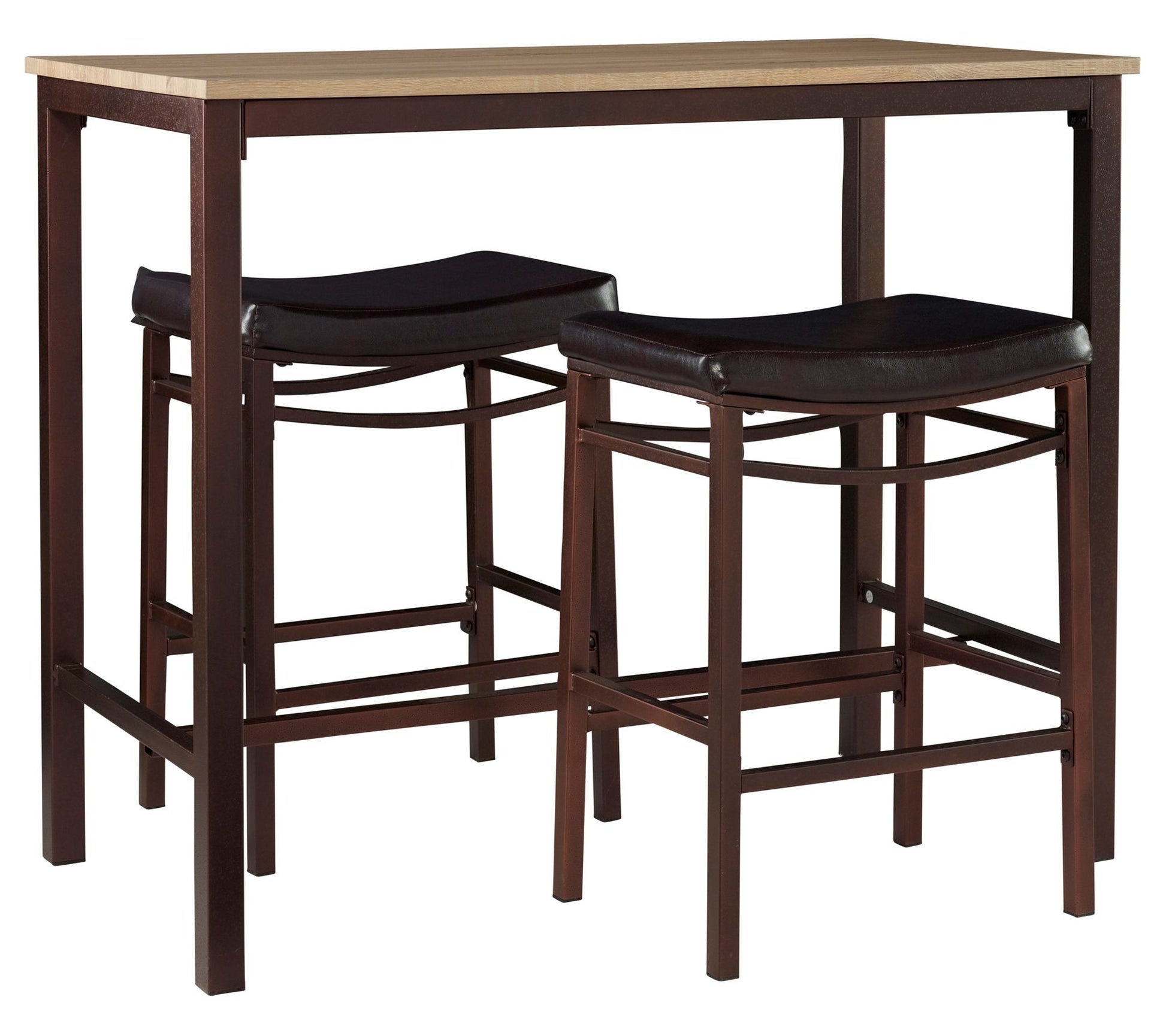 Linon Home Willow Three-Piece Kitchen Dinette Pub Set