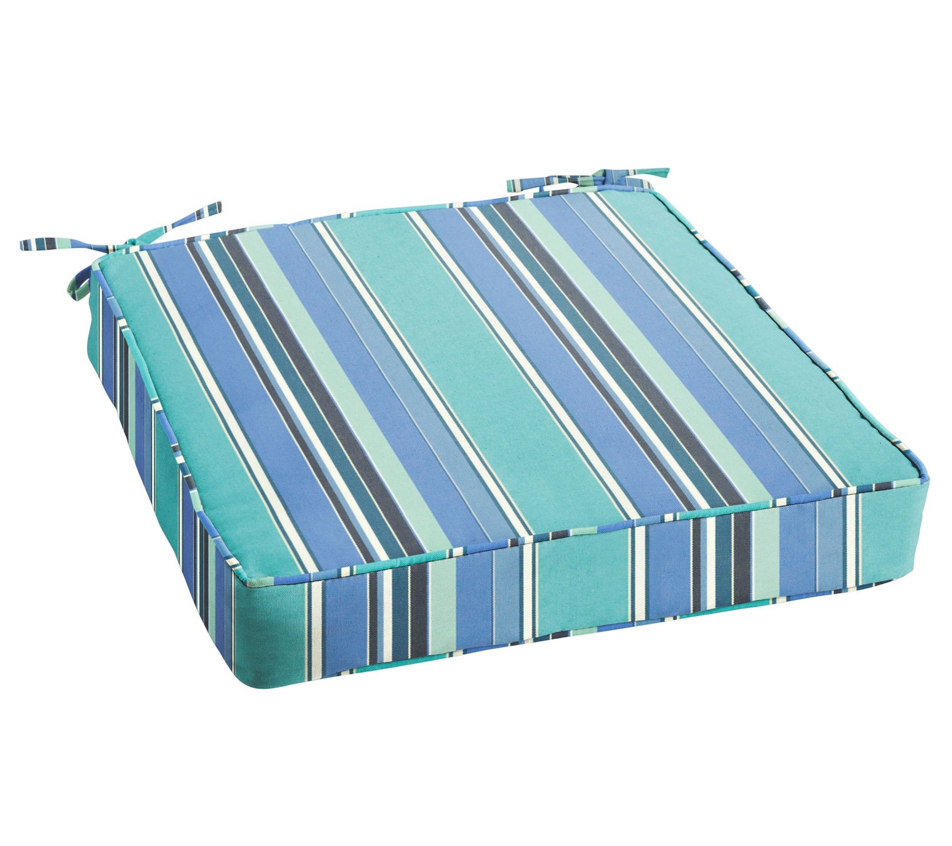 Sunbrella Indoor/Outdoor Corded Striped Cushion