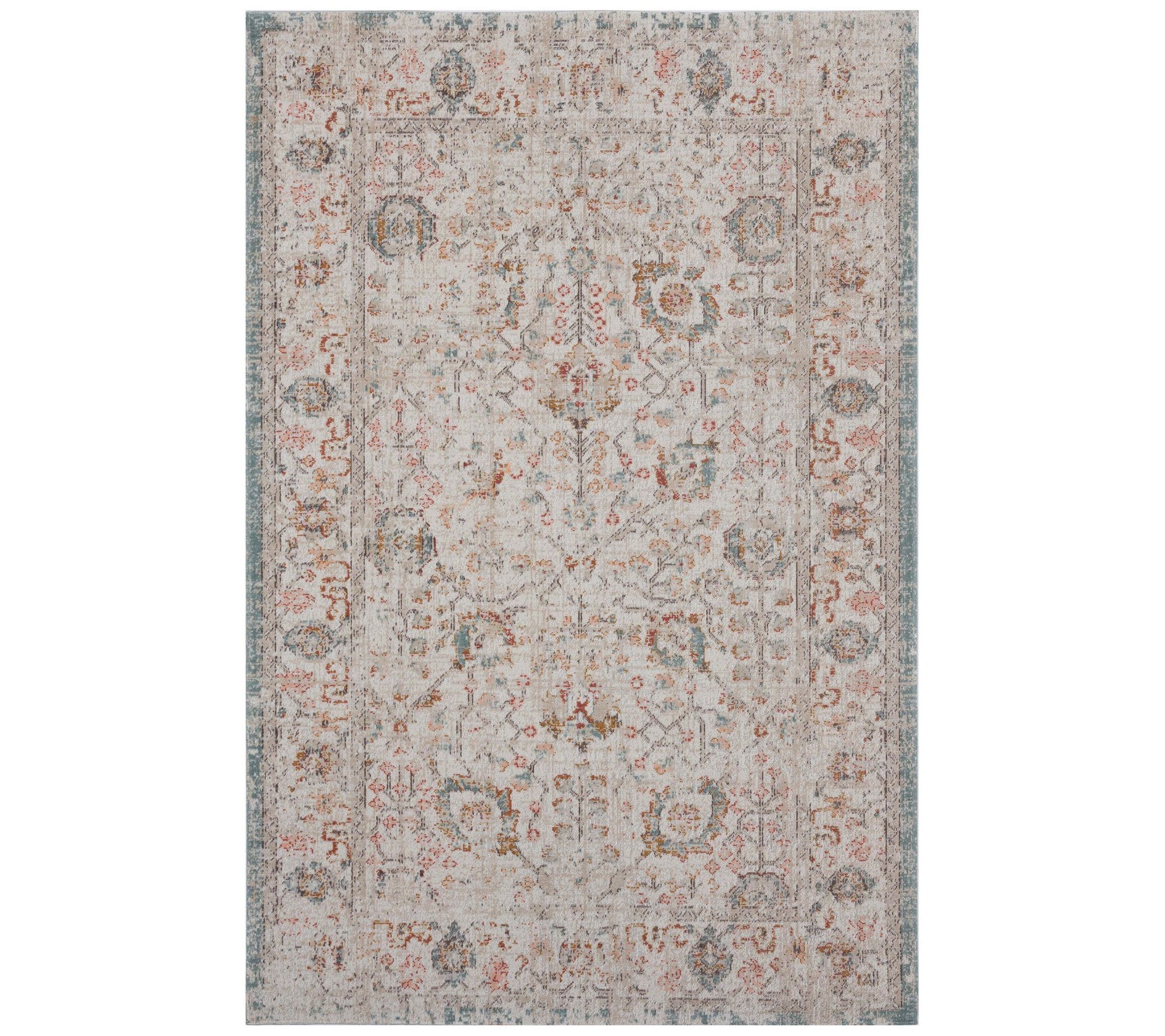 Ox Bay Caramel Botanical Indoor/Outdoor 7'9" x9'9" Area Rug