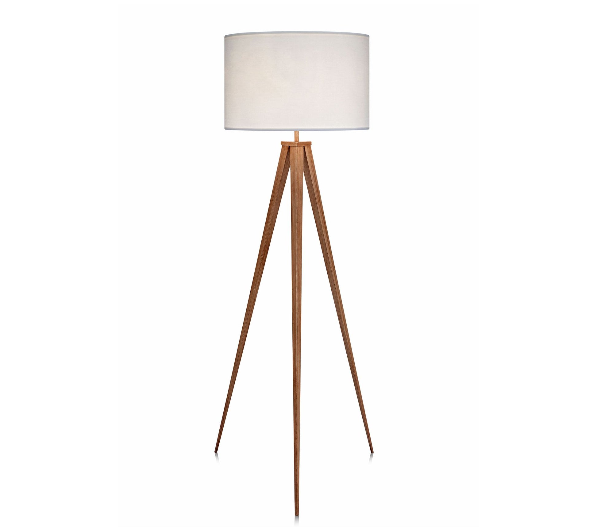Teamson Home Romanza Tripod Floor Lamp With White Shade