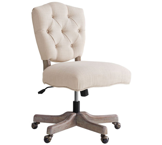 Linon Home Katie Natural Office Chair