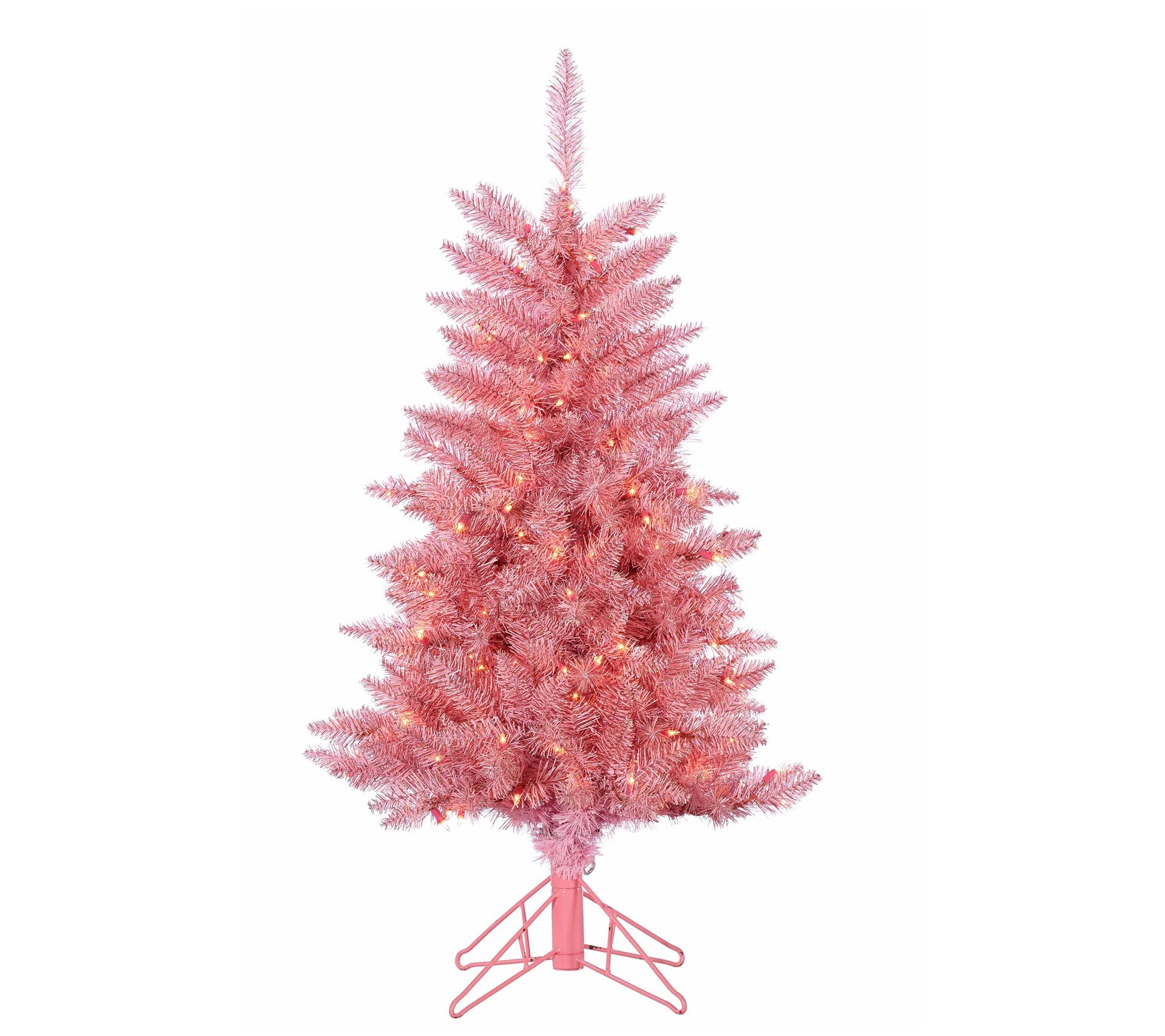 4Ft Pink Tuscany Tinsel Tree by Gerson Co.