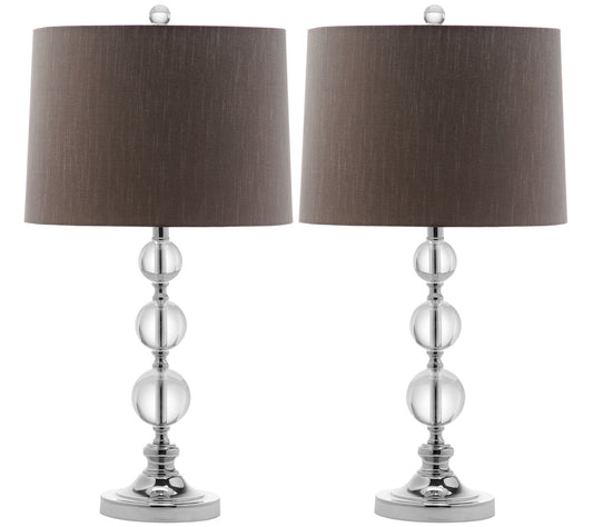 Safavieh Set of 2 Keeva Crystal Ball Lamps