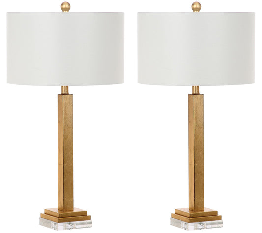 Safavieh Set of 2 Perri Crystal Base Table Lamps