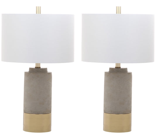 Safavieh Set of 2 Brown Table Lamps