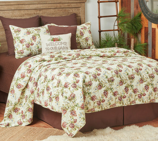 Cooper Pines Twin Quilt Set by Valerie
