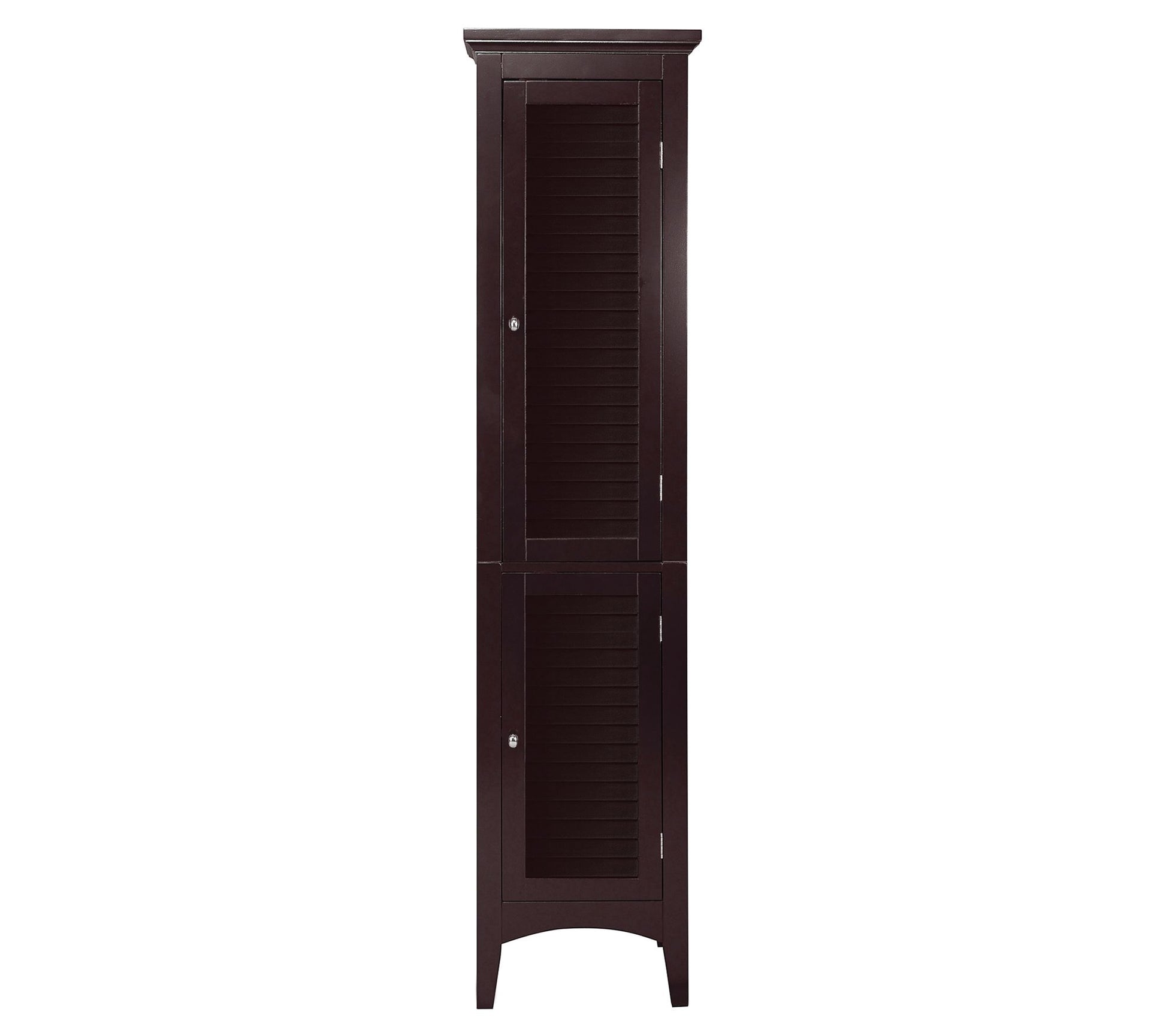 Teamson Home Two Doors  Tower Storage Cabinet,Dark
