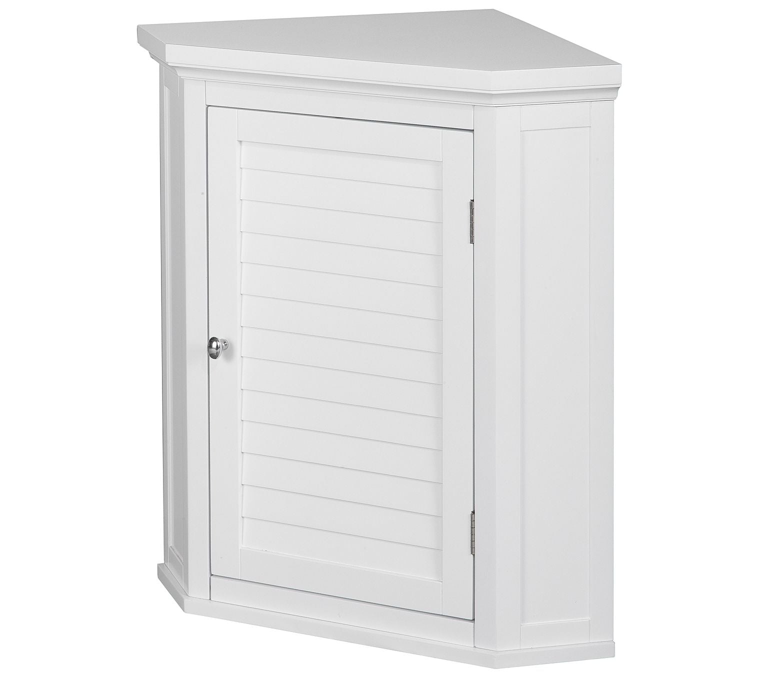 Teamson Home Wooden Corner Removable Cabinet White