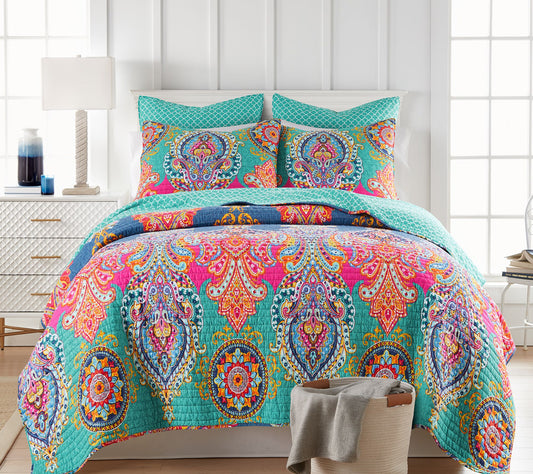 Levtex Home Fantasia 3-Piece Full/Queen Quilt Set