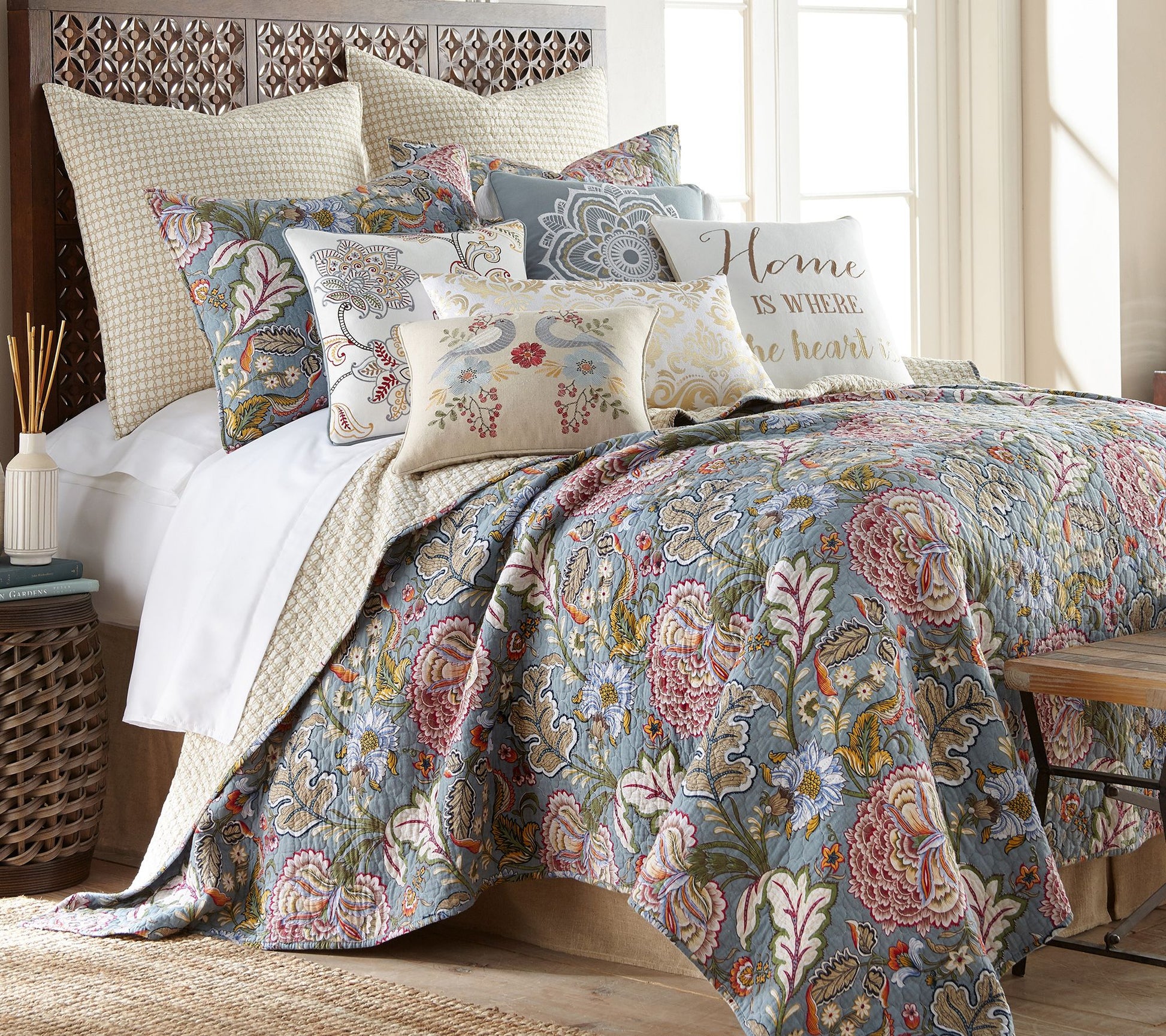 Levtex Home Angelica 3-Piece Full/Queen Quilt Set