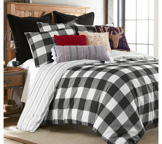 Levtex Home Camden Buffalo Check 3-Piece Full/Queen Duvet Set